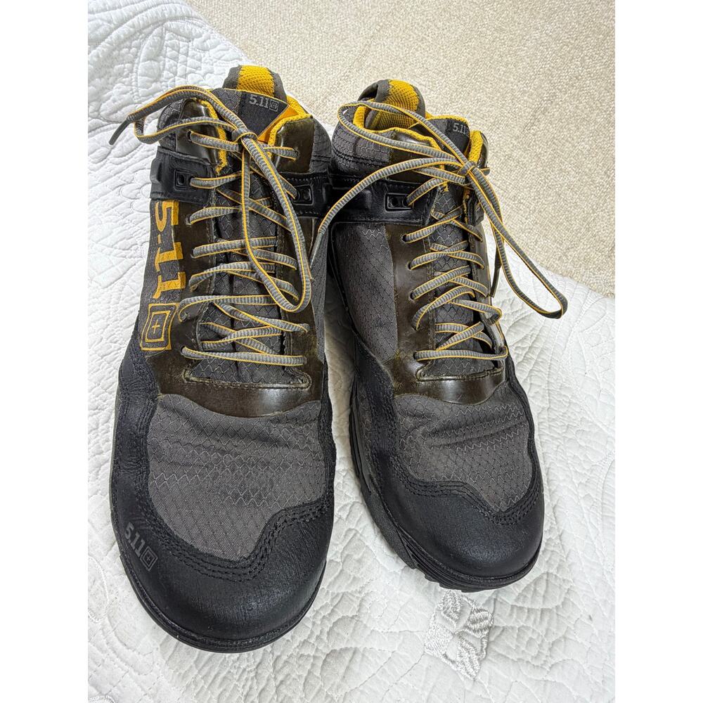 5.11 Tactical Men's Gray 12 Range Master High Top Tactical Outdoor Hiking Shoes - Picture 9 of 11